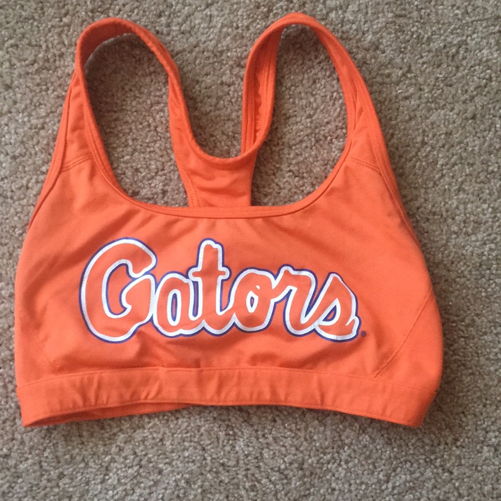 University of Florida Gators sports bra